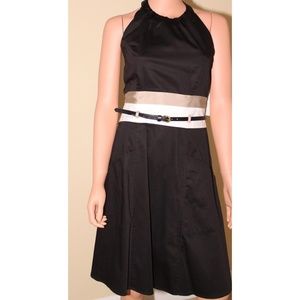 NWT Calvin Klein Black Halter Dress